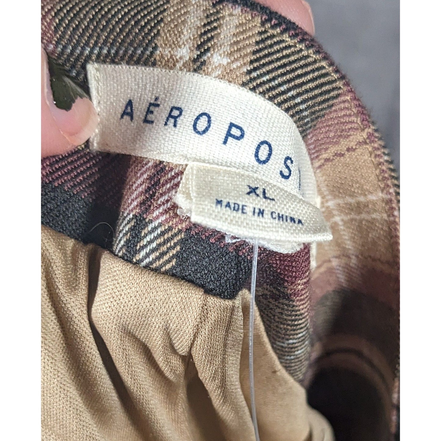 Aeropostale Trendy Y2K Style Plaid Skort Size XL