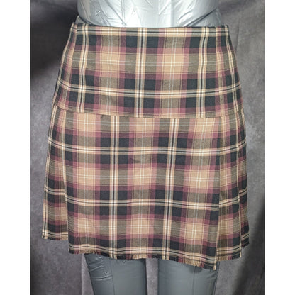 Aeropostale Trendy Y2K Style Plaid Skort Size XL