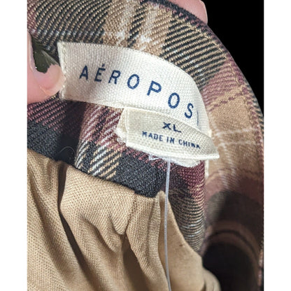 Aeropostale Trendy Y2K Style Plaid Skort Size XL