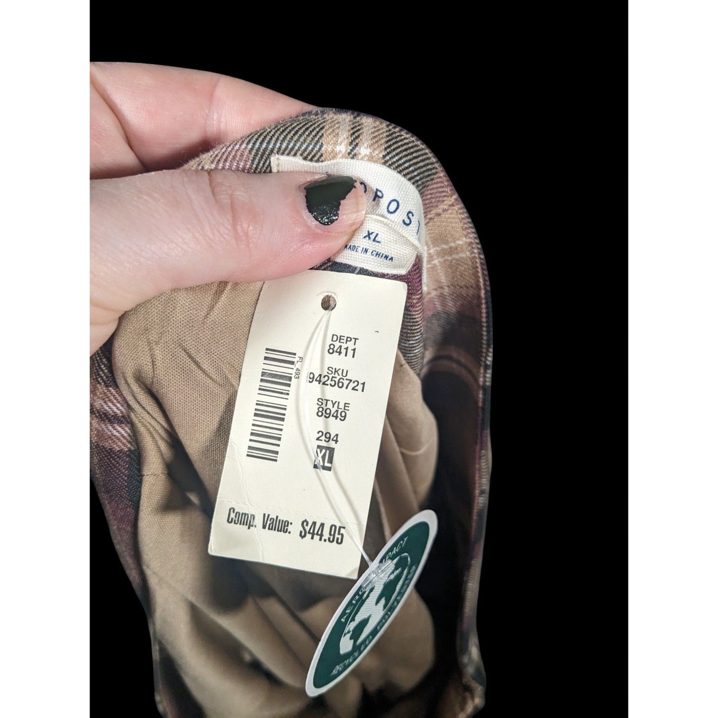 Aeropostale Trendy Y2K Style Plaid Skort Size XL