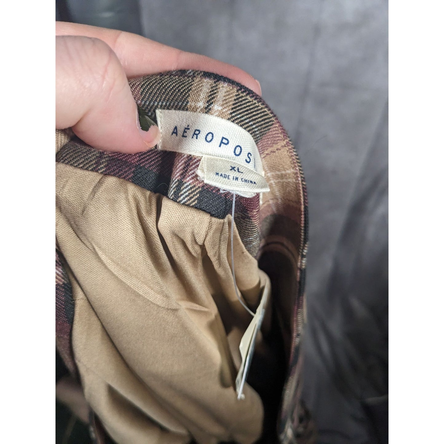 Aeropostale Trendy Y2K Style Plaid Skort Size XL