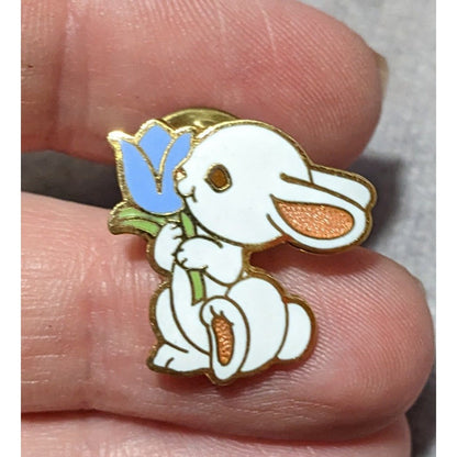 Vintage 1983 Hallmark Bunny Easter Lapel Pin