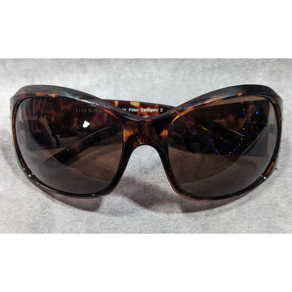 Elle Tortoise Art Nouveau Etched Sunglasses Model EL18060