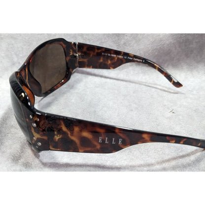 Elle Tortoise Art Nouveau Etched Sunglasses Model EL18060