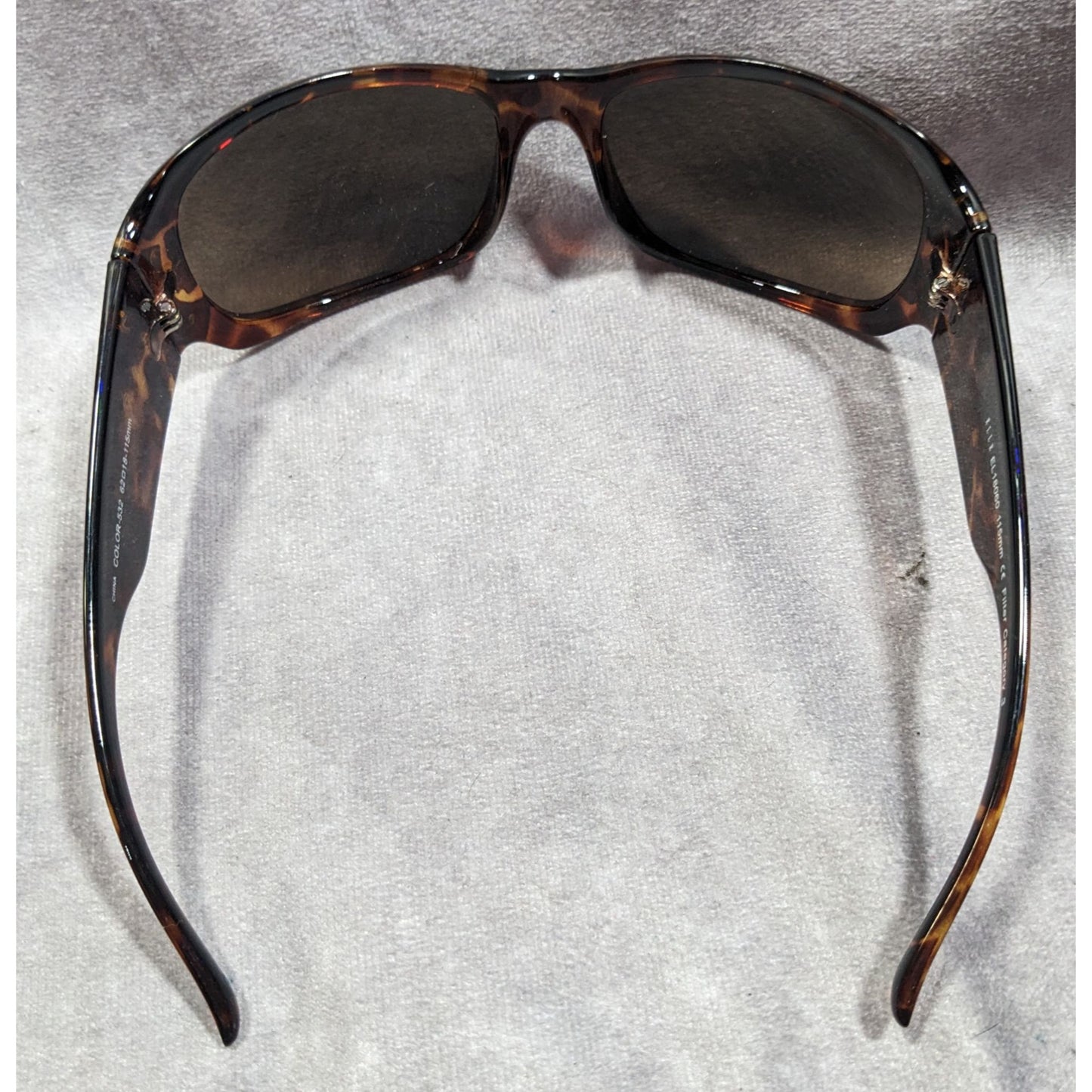 Elle Tortoise Art Nouveau Etched Sunglasses Model EL18060