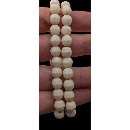 Vintage Double Strand Glass Bead Bracelet