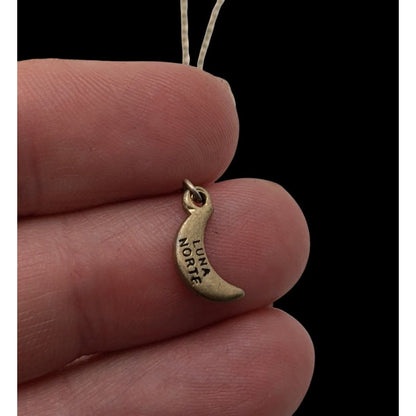 Luna Norte Celestial Lariat Necklace Moon Star Charm Gold Witchy
