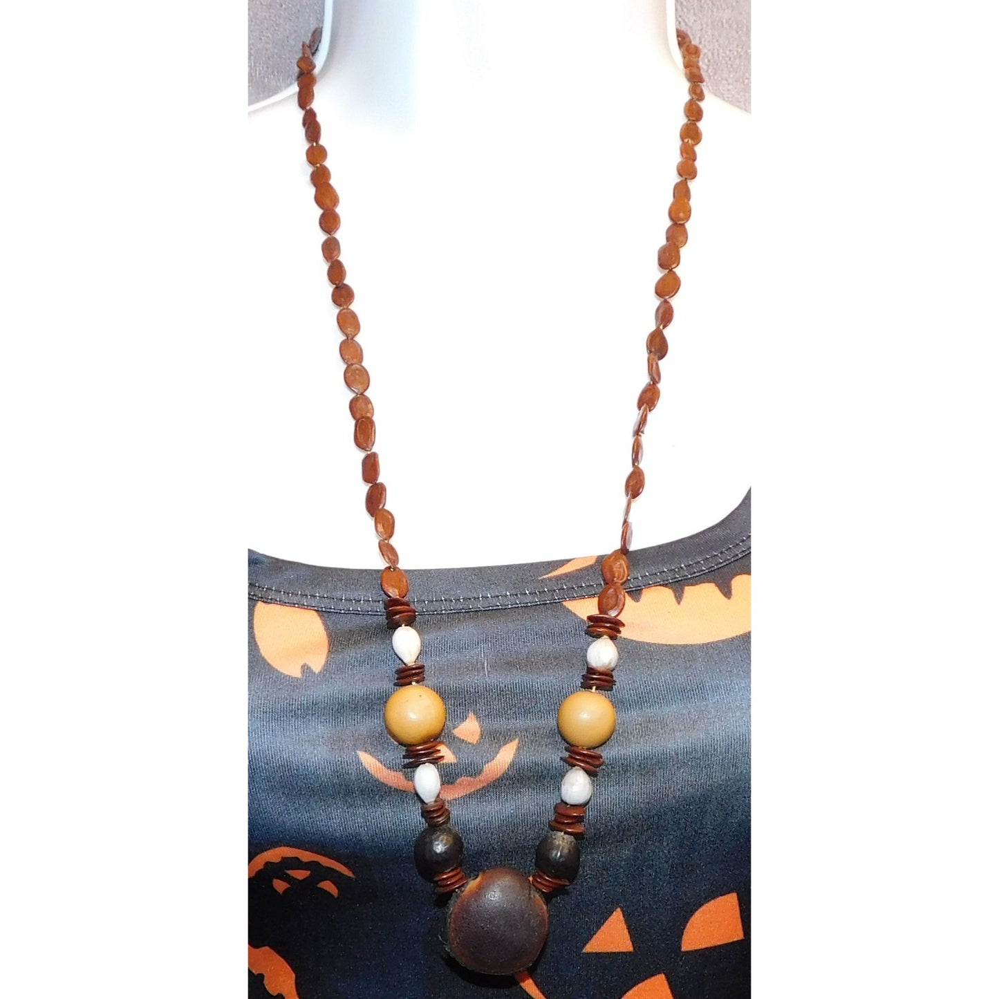 Handmade Nature Inspired Assorted Seed Necklace