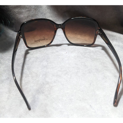 Southpole Tortoise Sunglasses With Gold Tone Accents