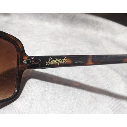 Southpole Tortoise Sunglasses With Gold Tone Accents