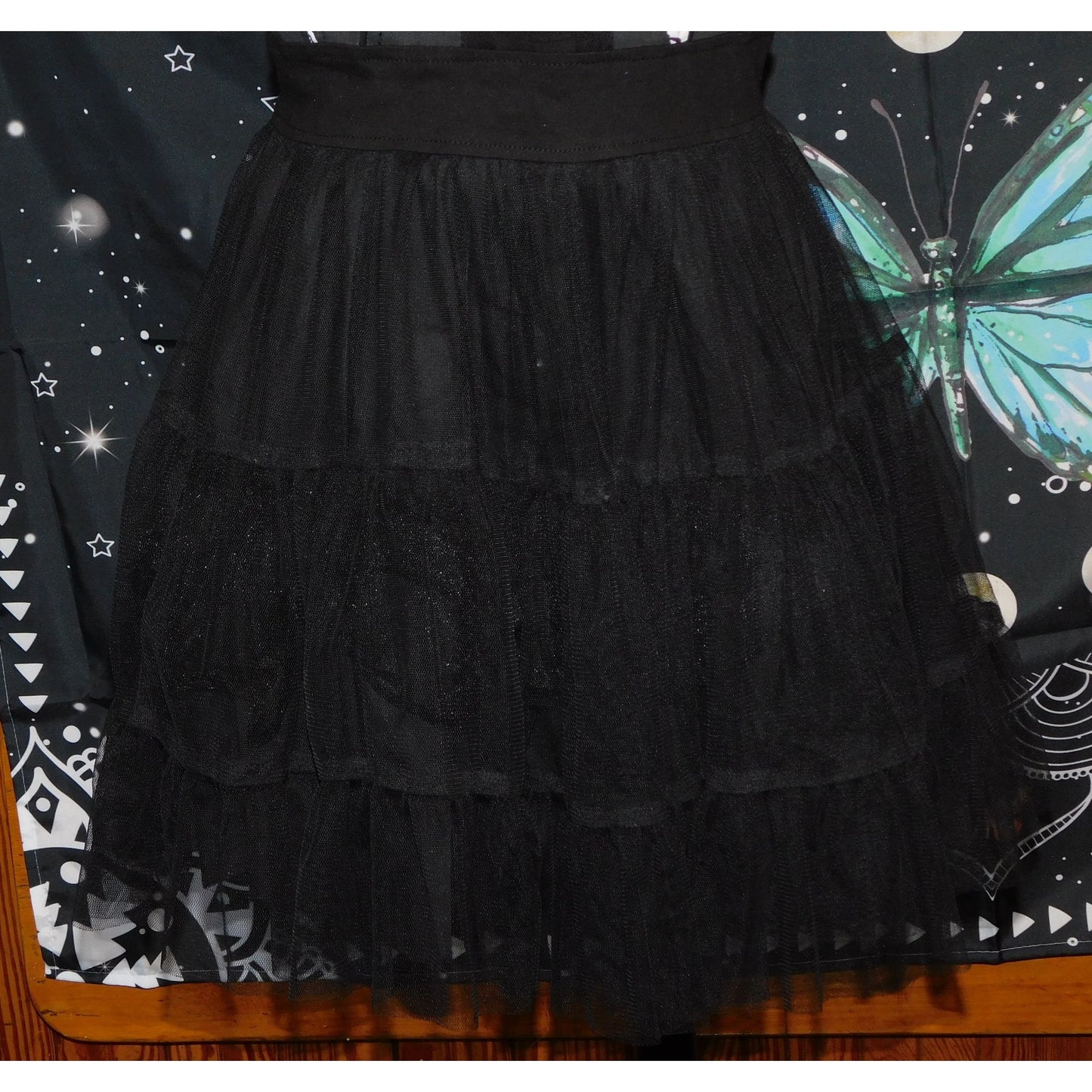 Royal Bones Y2K Skull Black And White Tutu Dress