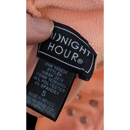 Midnight Hour Pink Sakura Lace Edge Suspender Skirt Size Small