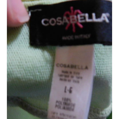 Y2K Cosabella Green Butterfly Babydoll Top