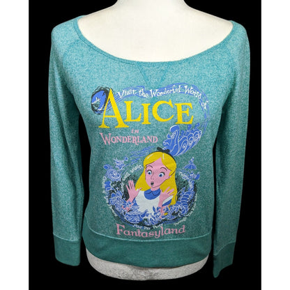 Disney Cast Exclusive Collection Blue Alice In Wonderland Top Size XS