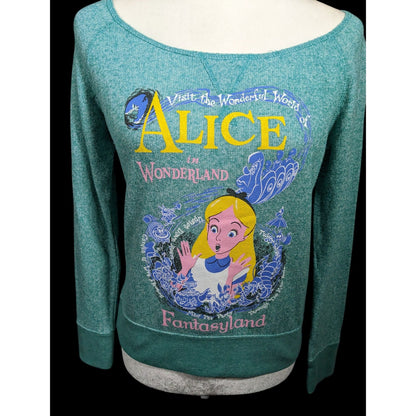 Disney Cast Exclusive Collection Blue Alice In Wonderland Top Size XS