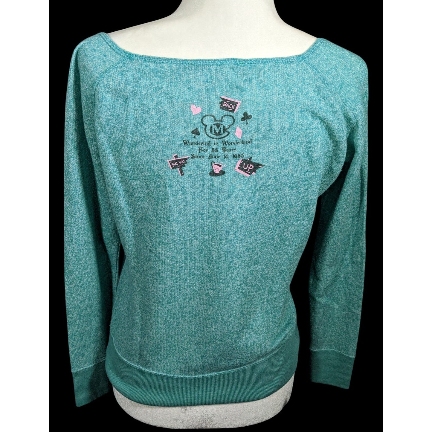 Disney Cast Exclusive Collection Blue Alice In Wonderland Top Size XS