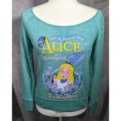 Disney Cast Exclusive Collection Blue Alice In Wonderland Top Size XS
