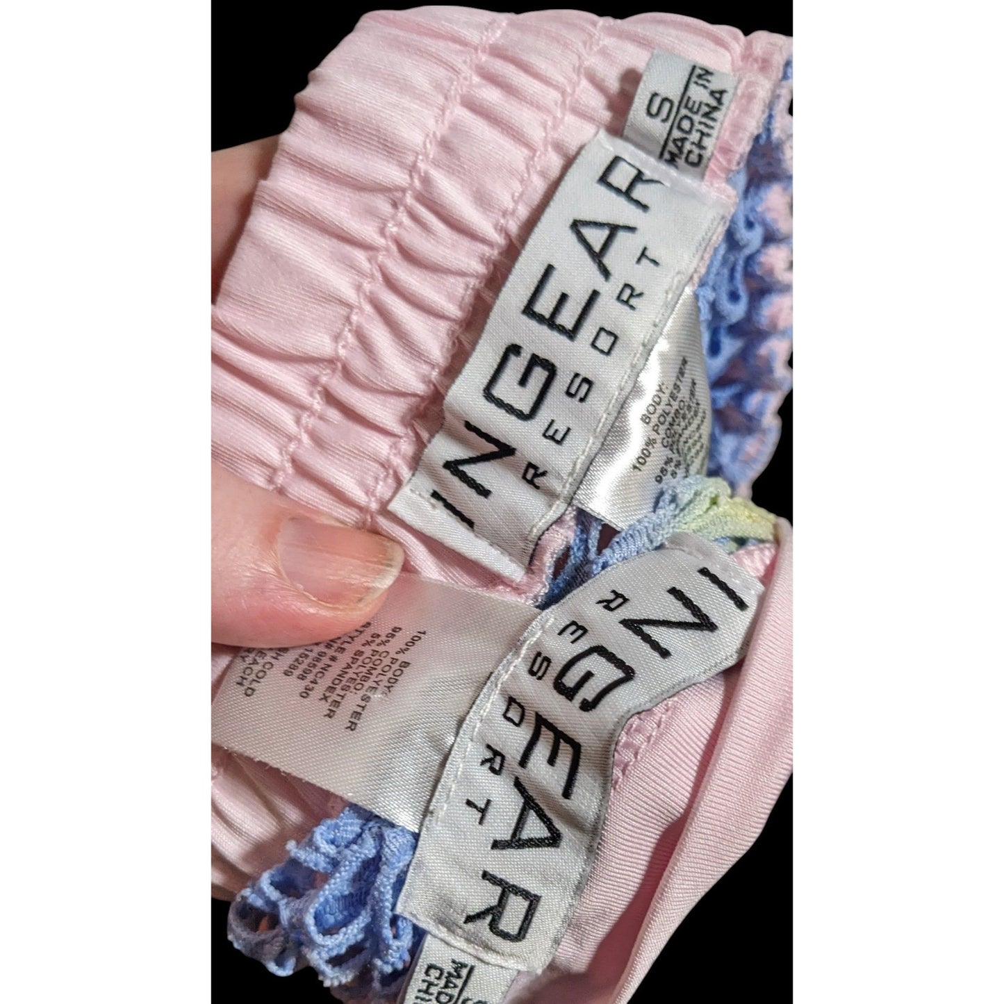 InGear Resort Mermaidcore Pastel Rainbow Two Piece Swim Cover Up