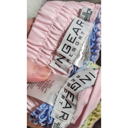 InGear Resort Mermaidcore Pastel Rainbow Two Piece Swim Cover Up