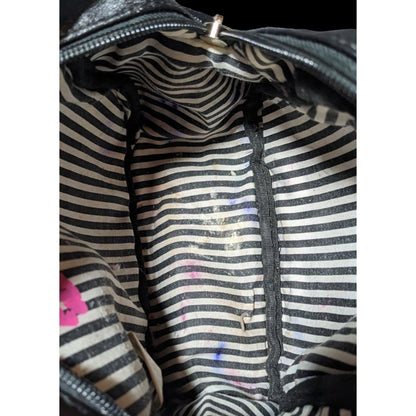 Luv Betsey Betsey Johnson Striped Mini Backpack Purse