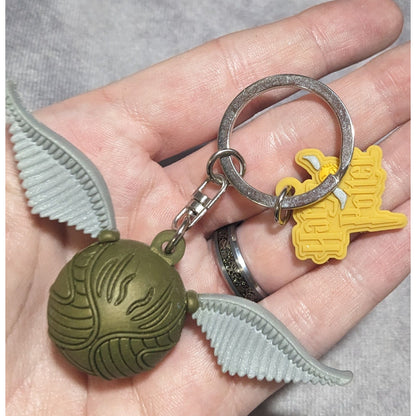 Pottercore Quidditch Golden Snitch Winged Ball Harry Potter Keychain