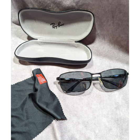 RayBan RB3498 Black Sunglasses FRAMES ONLY