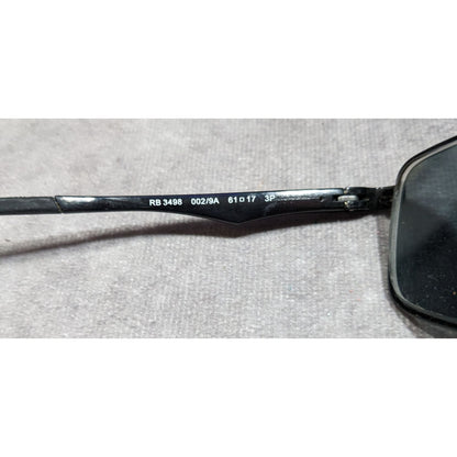 RayBan RB3498 Black Sunglasses FRAMES ONLY