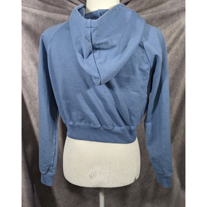 OK Kiko Blue Hooded Track Jacket With Pockets Size Medium