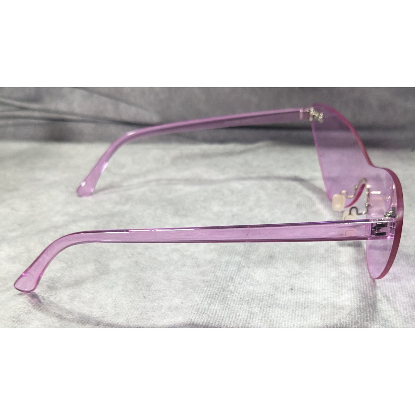 Funky Cateye Translucent Purple Fashion Sunglasses
