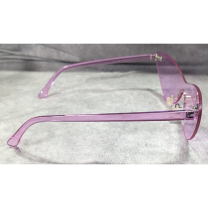 Funky Cateye Translucent Purple Fashion Sunglasses