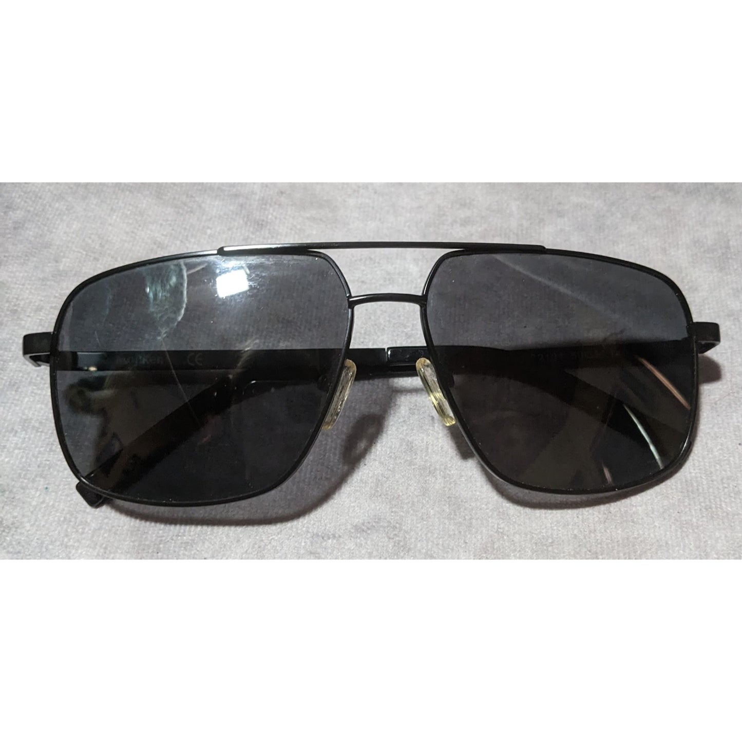 Mojiken Black And Orange Aviator Sunglasses