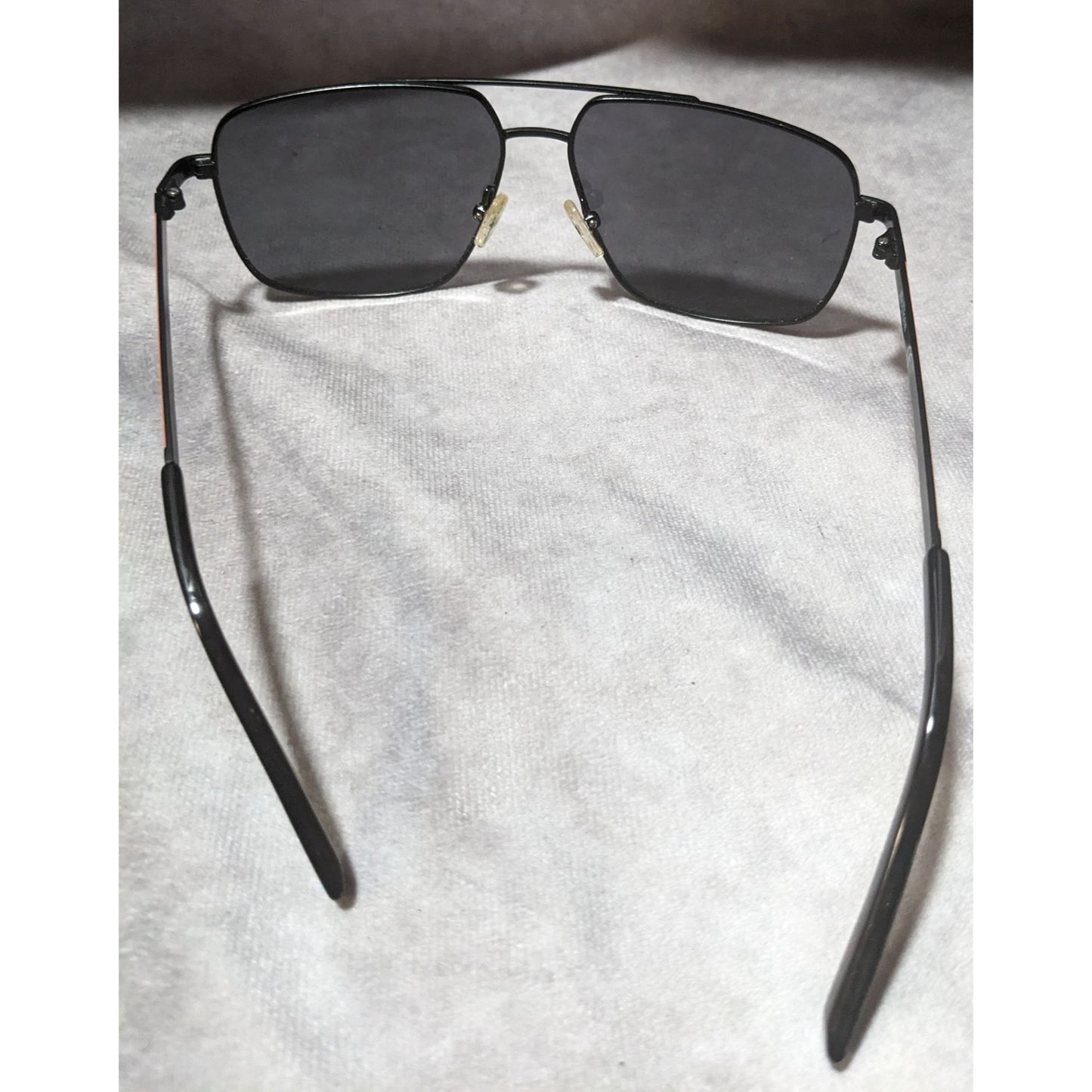 Mojiken Black And Orange Aviator Sunglasses