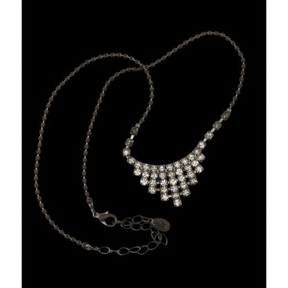 Aldo Glam Silver-Tone Rhinestone Statement Necklace