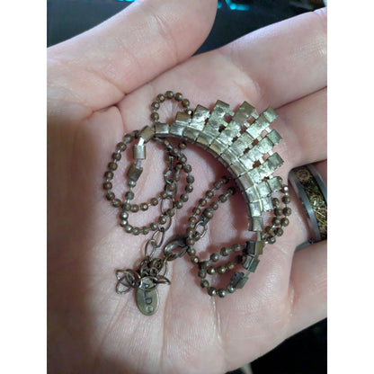 Aldo Glam Silver-Tone Rhinestone Statement Necklace