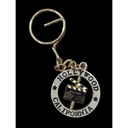 Hollywood California Souvenir Spinning Keychain
