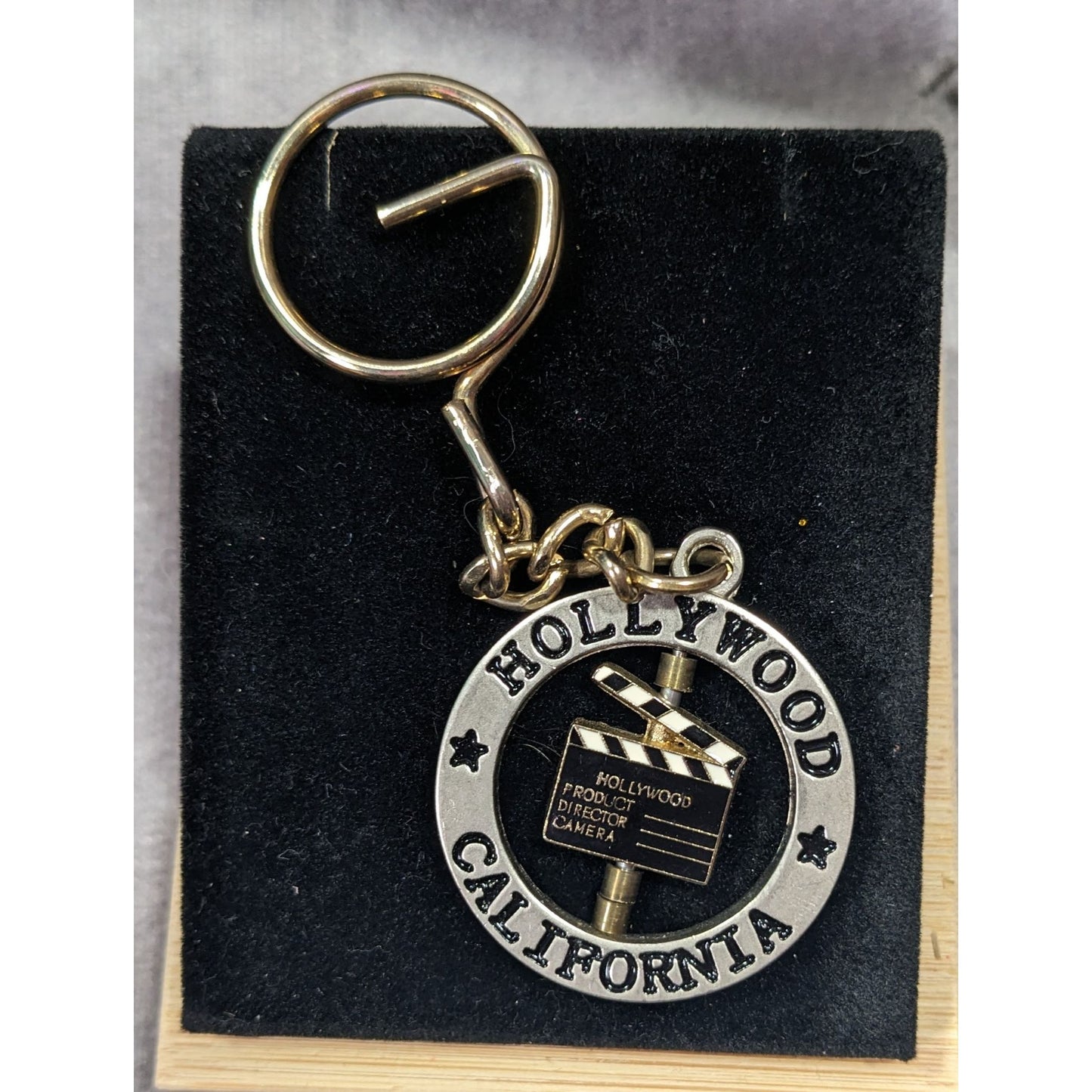 Hollywood California Souvenir Spinning Keychain