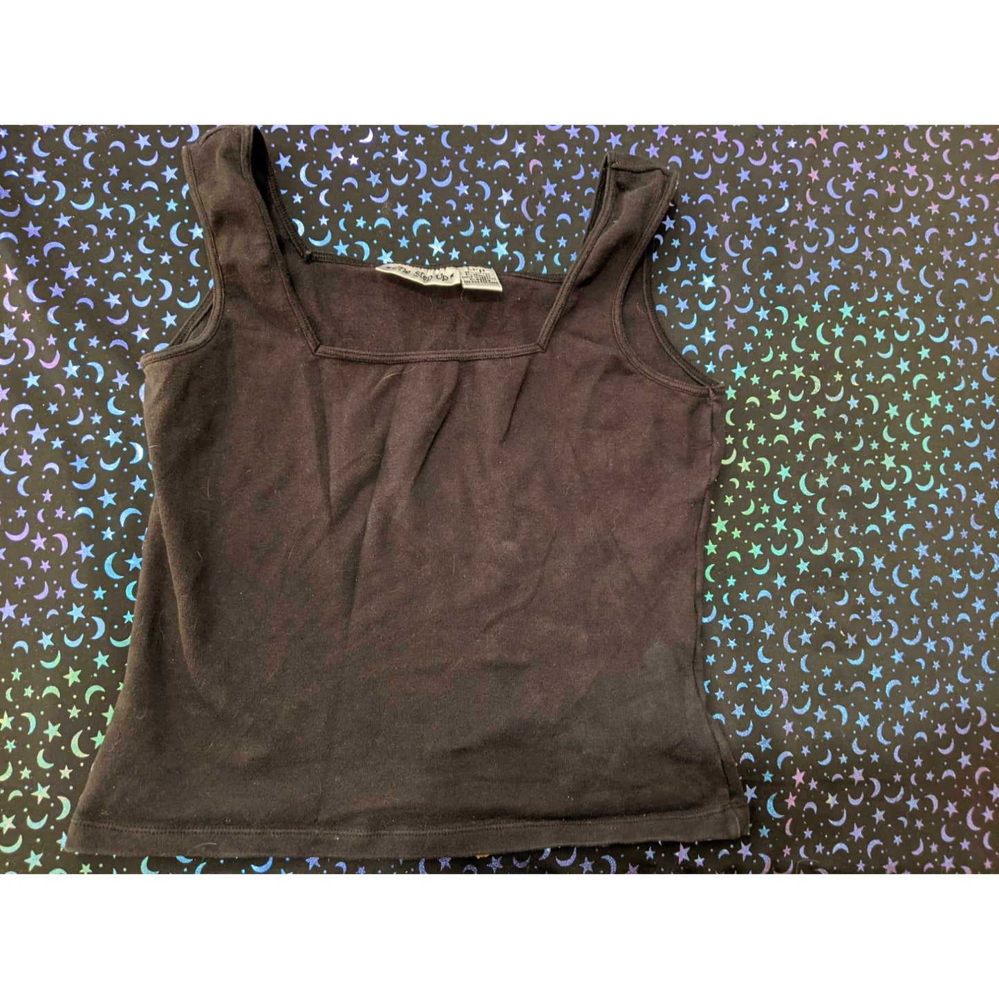 One Step Up Kid Black Tank Top Size Large