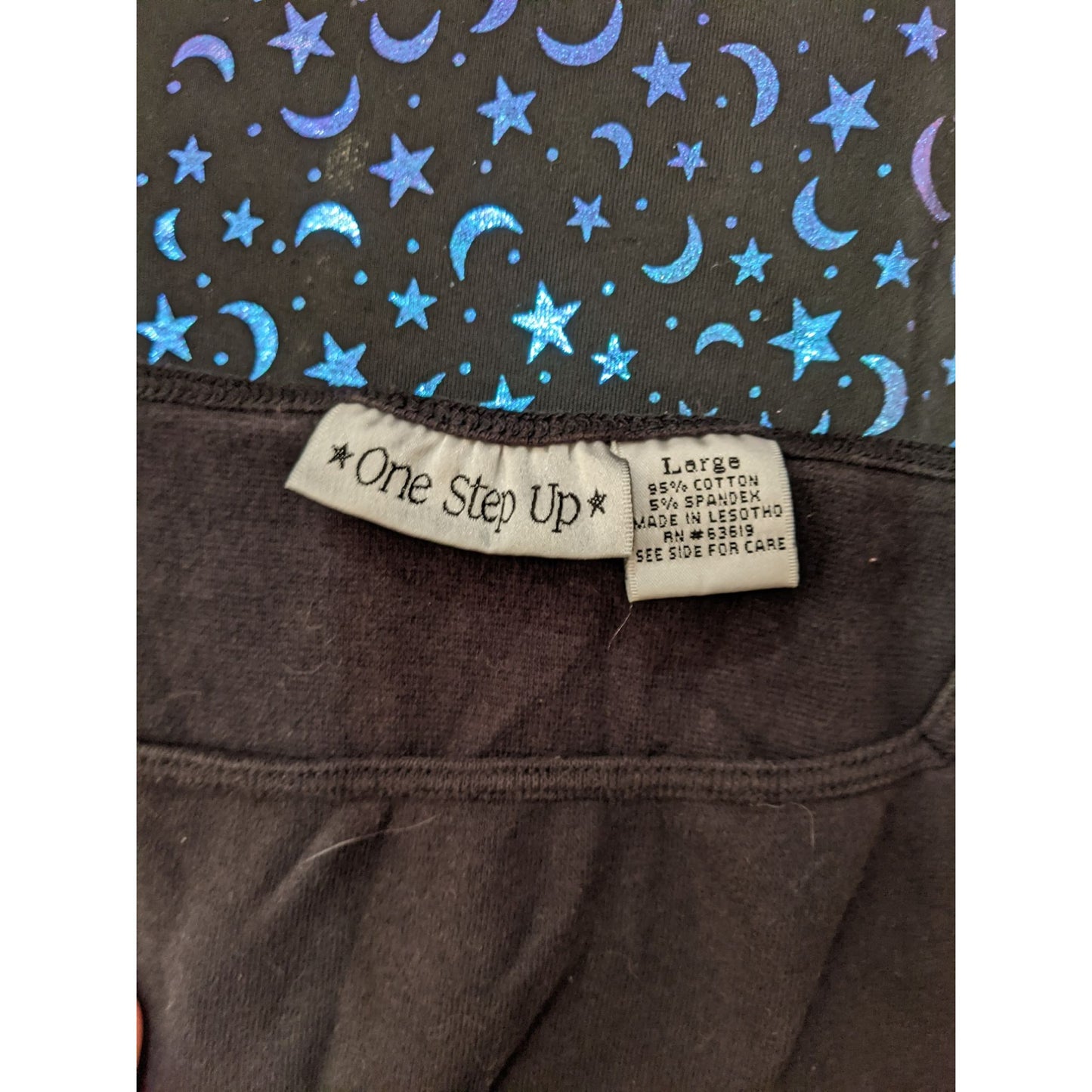 One Step Up Kid Black Tank Top Size Large