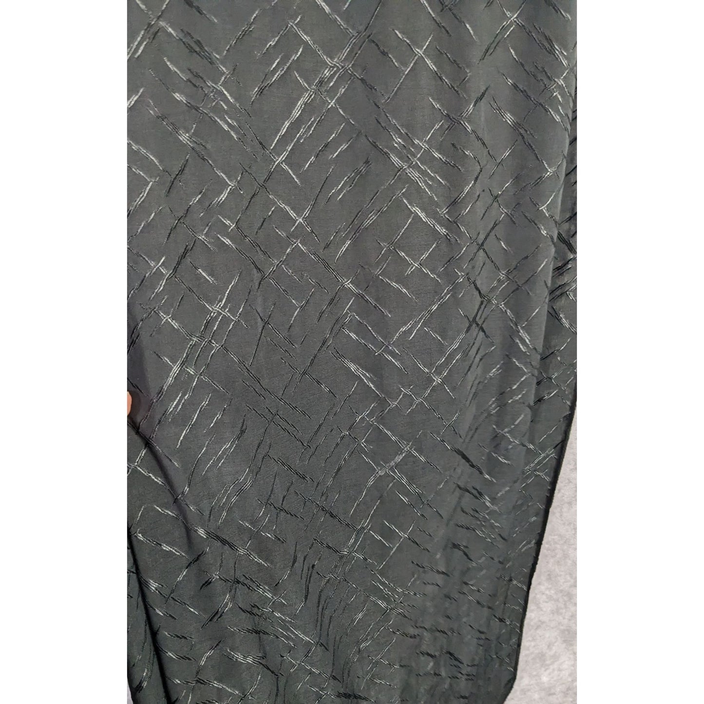 K.H.M. Black Textured Scarf/Headscarf