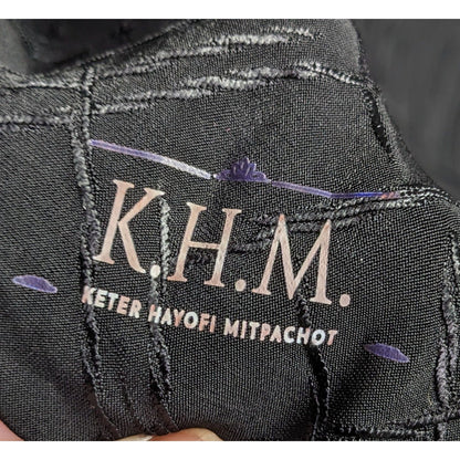 K.H.M. Black Textured Scarf/Headscarf