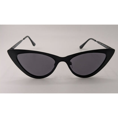 Foster Grant Womens Cat-Eye Sunglasses Black Frame Dark Lenses