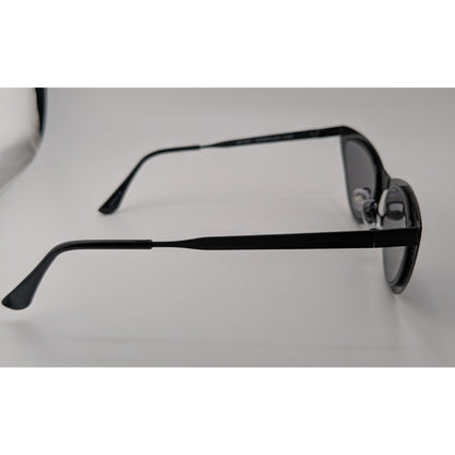 Foster Grant Womens Cat-Eye Sunglasses Black Frame Dark Lenses