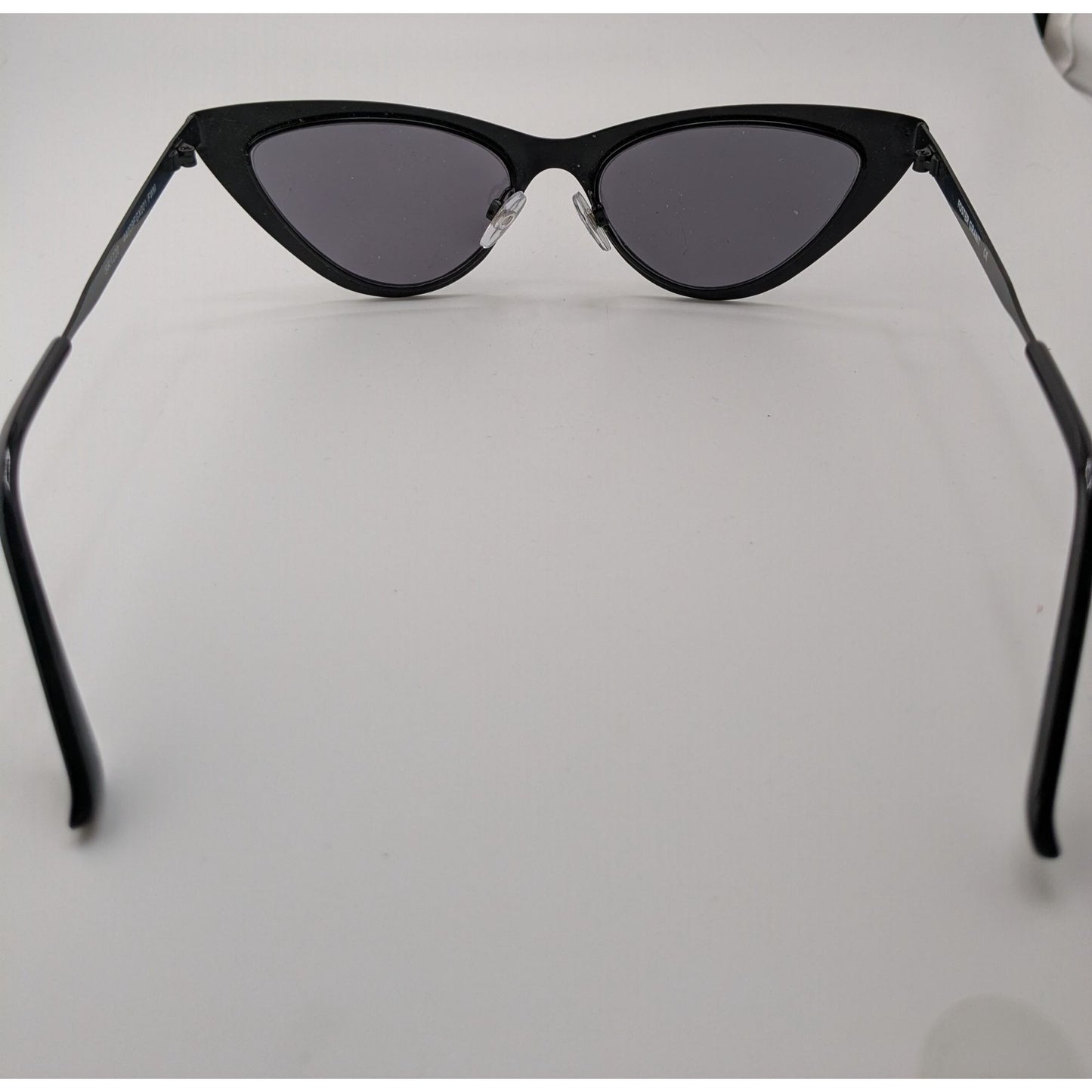 Foster Grant Womens Cat-Eye Sunglasses Black Frame Dark Lenses