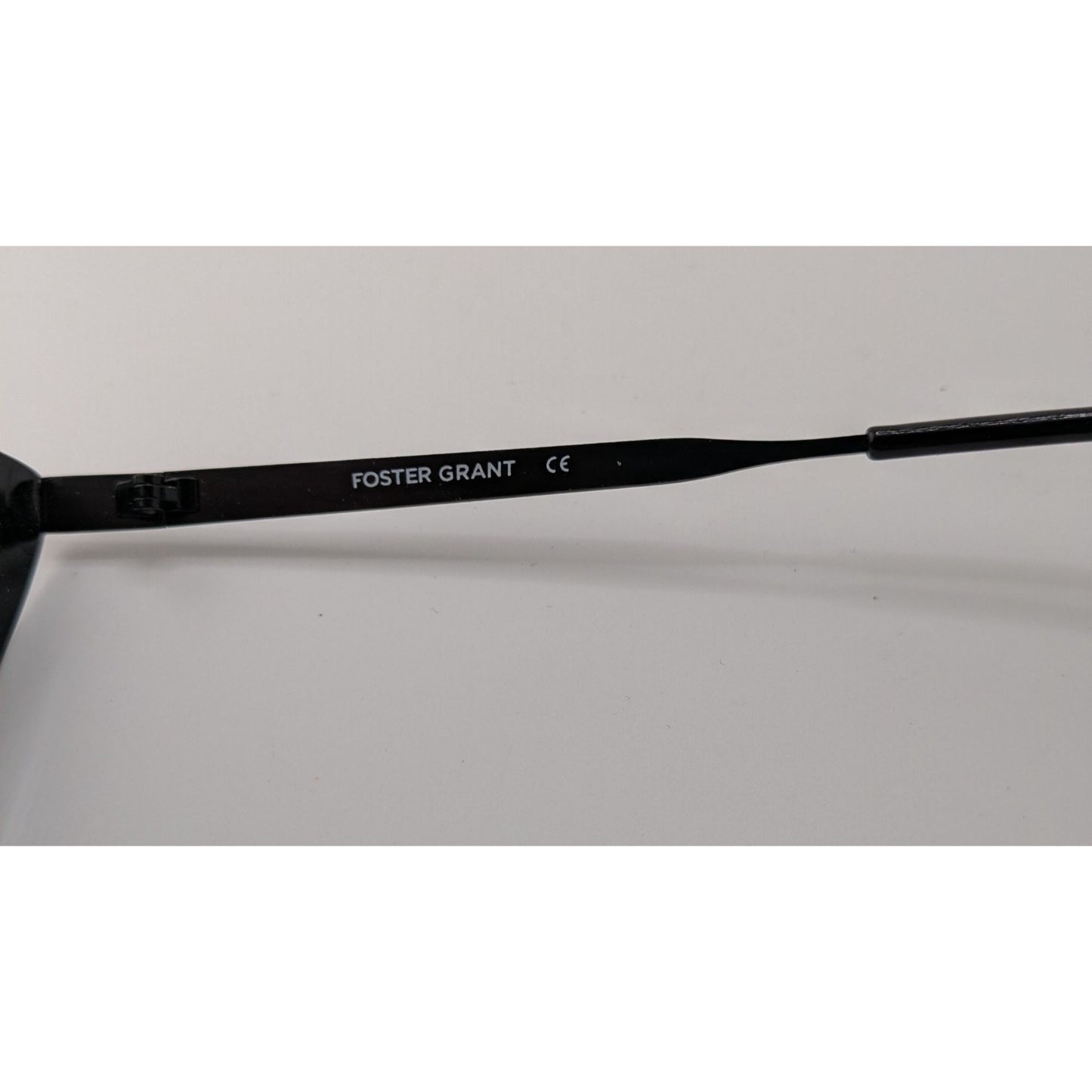 Foster Grant Womens Cat-Eye Sunglasses Black Frame Dark Lenses