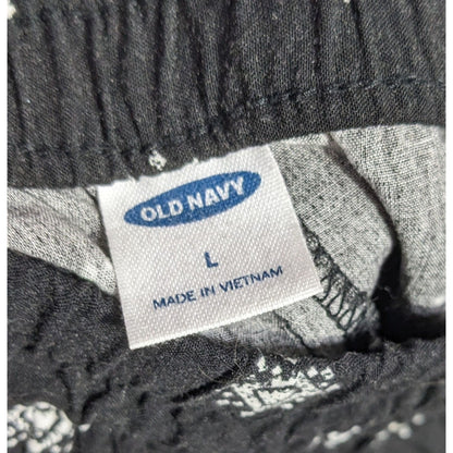 Old Navy Womens Boho Black & White Printed Shorts