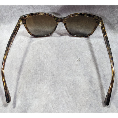 Coach Confetti Light Brown HC8132 Polarized Sunglasses With Case