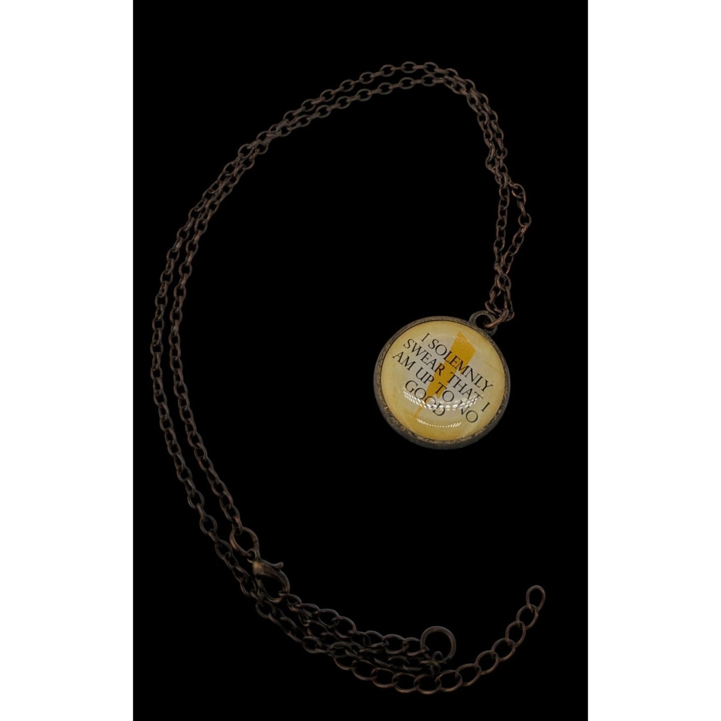 Harry Potter "I Solemnly Swear That I Am Up To No Good" Pendant Necklace
