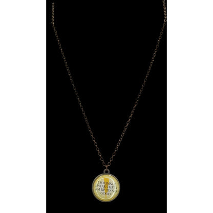 Harry Potter "I Solemnly Swear That I Am Up To No Good" Pendant Necklace