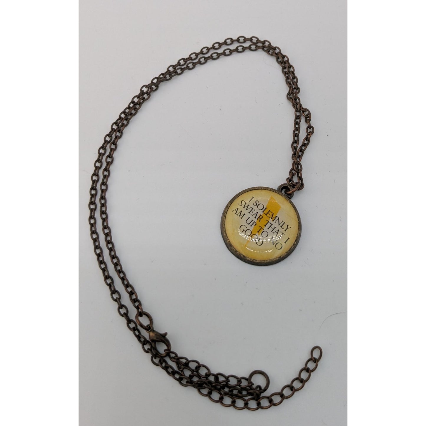 Harry Potter "I Solemnly Swear That I Am Up To No Good" Pendant Necklace