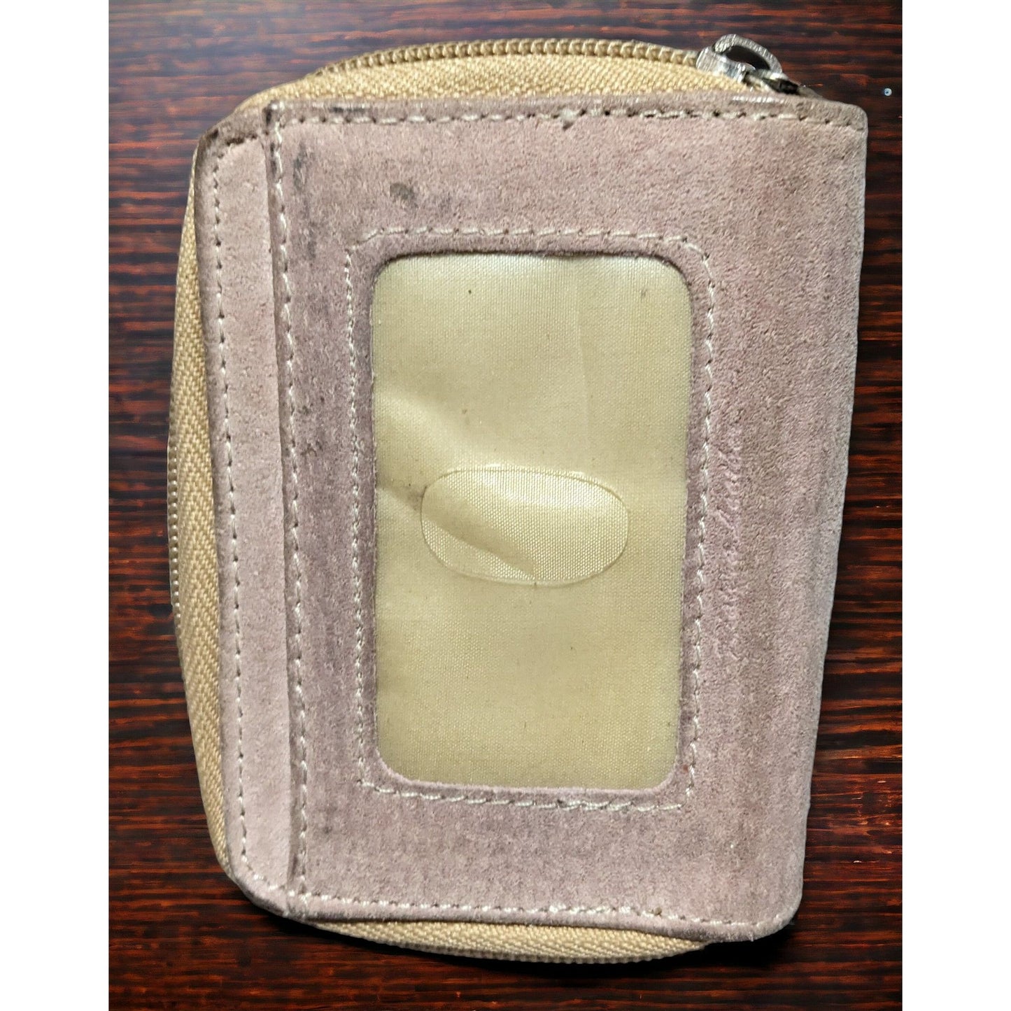 Riviera Leather Pink Zip Wallet